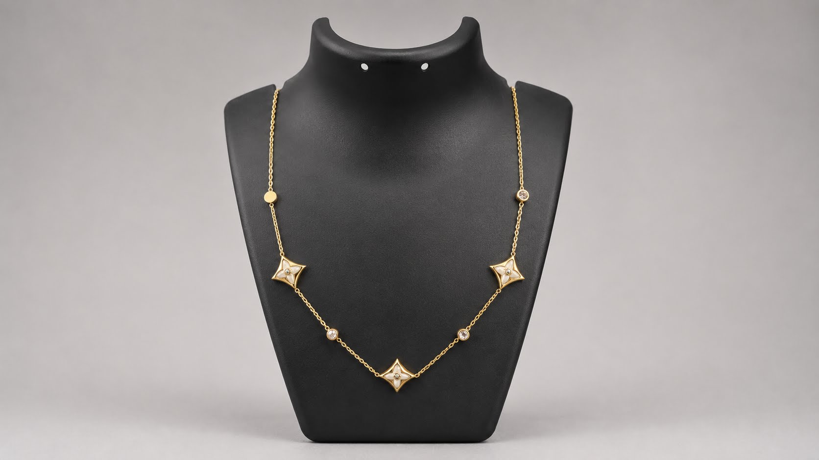 Elegant Multi Star Pendant Chain