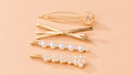 Elegant Golden Side Pins (Each)