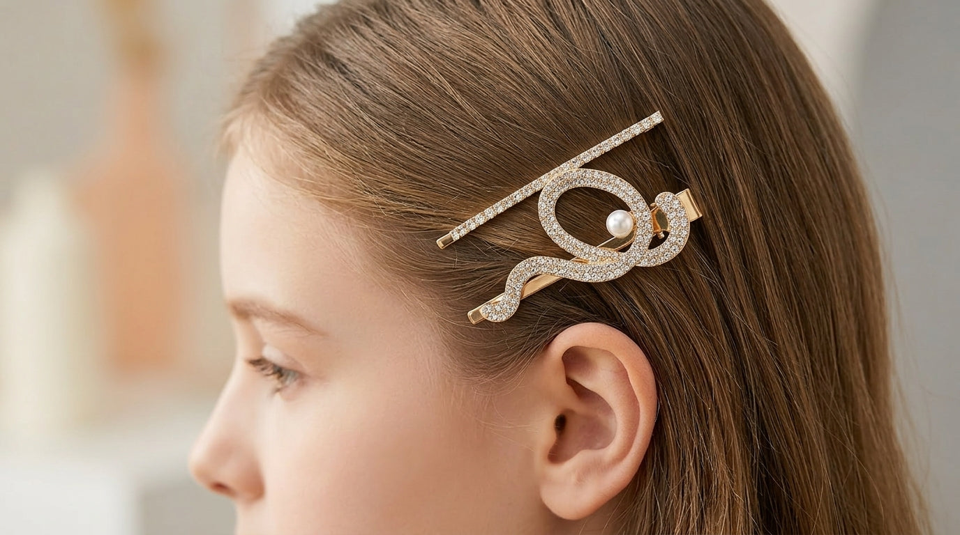 Elegant Gold Side Pin