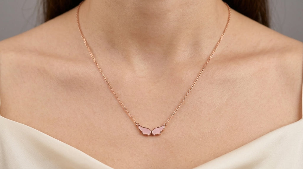 Rose Gold Chain with Butterfly Pendant