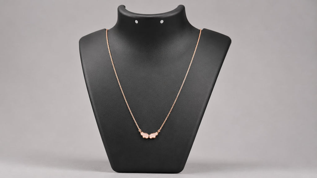 Rose Gold Chain with Butterfly Pendant