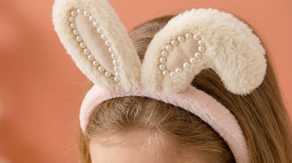 Fluffy Bunny Ear Headband
