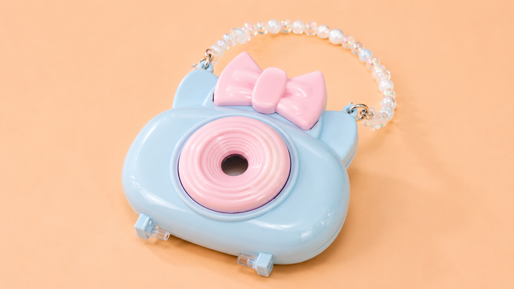 Pastel Toy Camera Kid's Hair Set