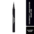 REVLON Colorstay Sharp Line Liquid Eye Pen, 24 HRS, Waterproof, Smudge & Transfer Proof, Blackest Black