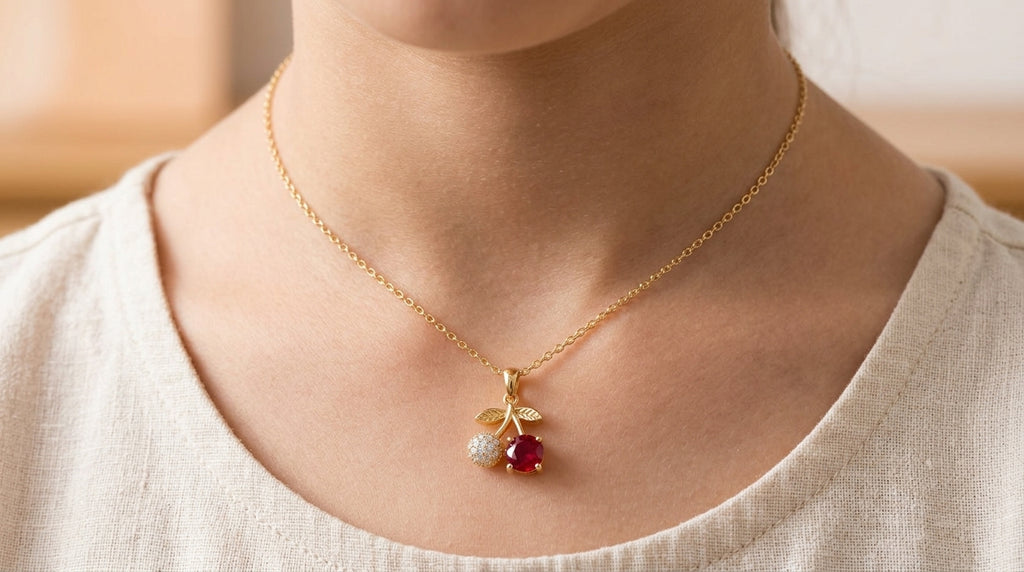 Gold cherry Chain