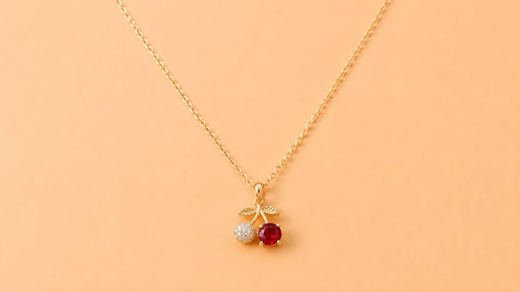 Gold cherry Chain