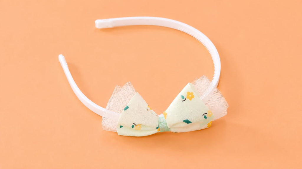 Elegant Floral bow Headband