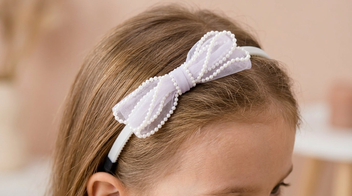 Lilac Bow Headband