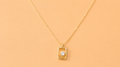Gold Sparkling Pendant Chain