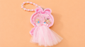 Pink Charm Tulle Skirt Kids Set