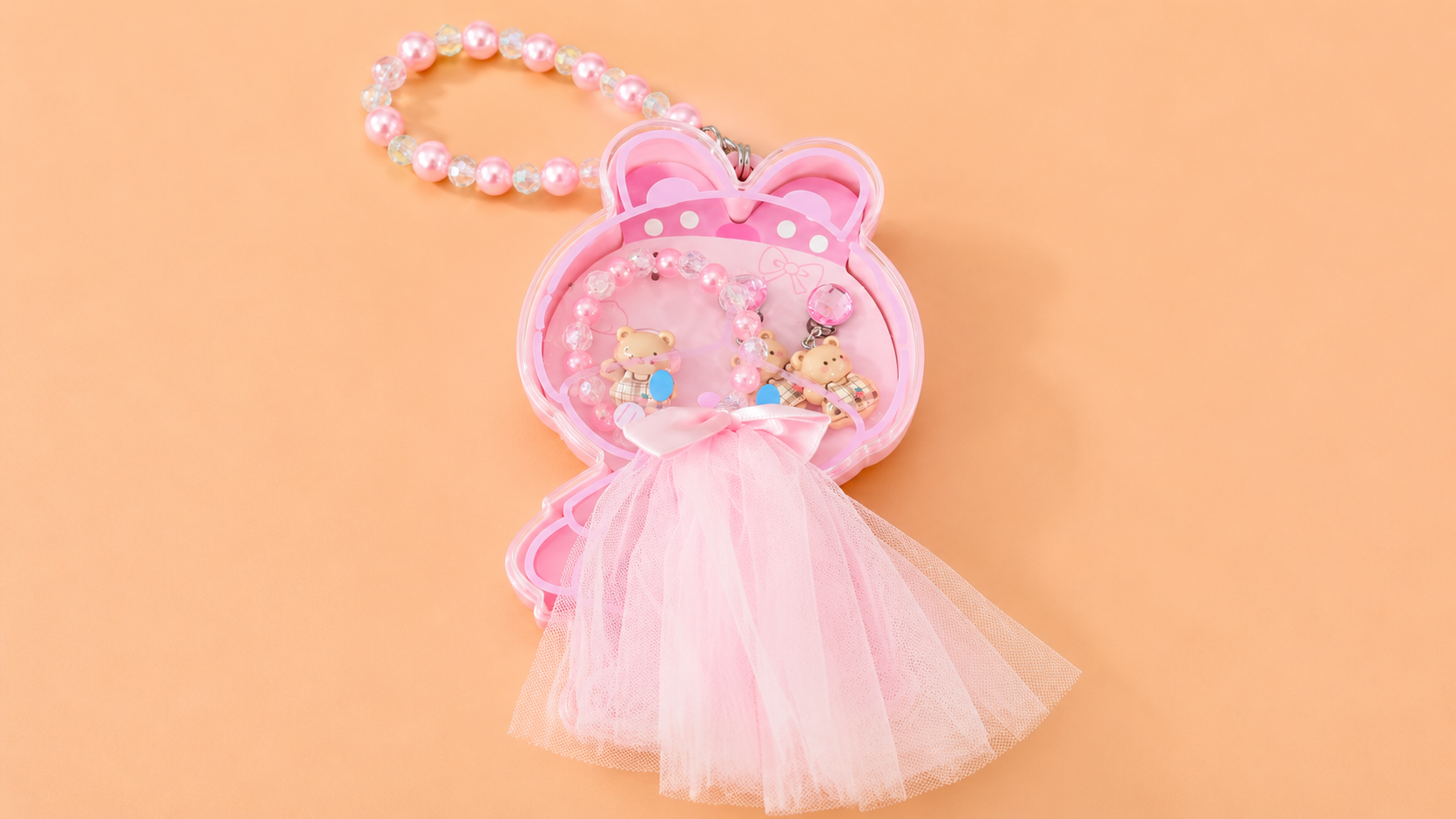 Pink Charm Tulle Skirt Kids Set