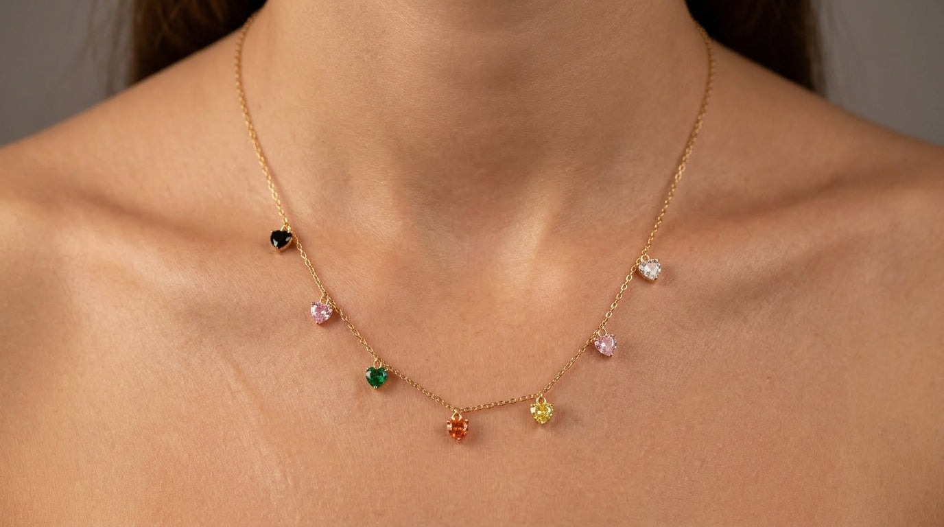 Beautiful Multi Pendant Chain