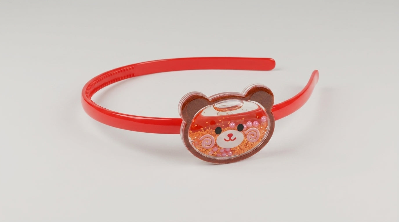Red and Pink Colorful Children's Headbands