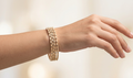 White Stone Bangle (4 Pcs)