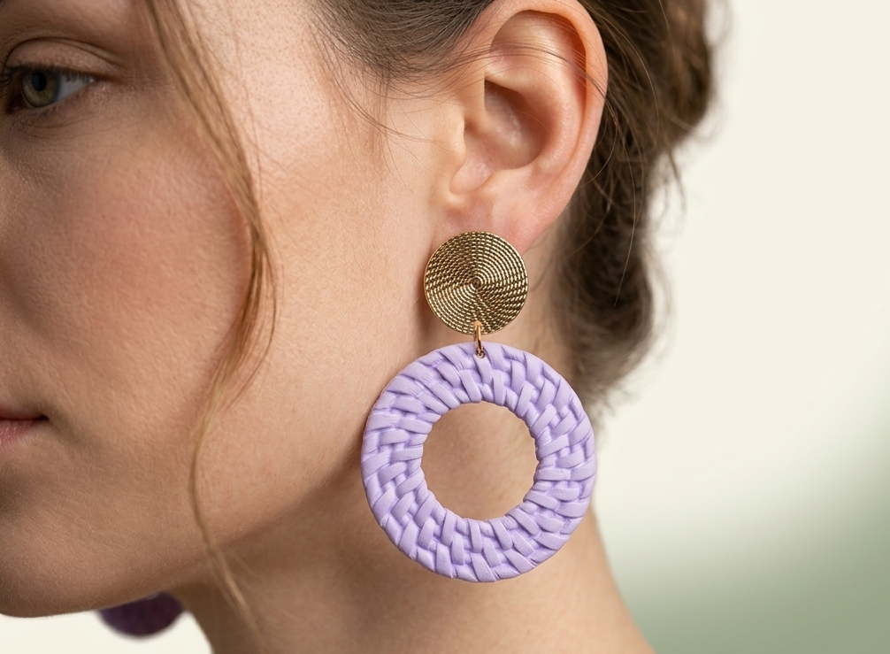 Light Weight Large Earrings