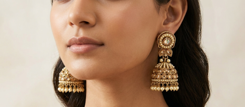 Beautiful Gold Jhumki