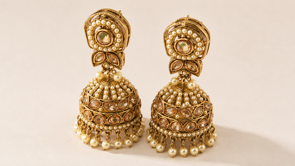 Beautiful Gold Jhumki