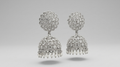 Elegant Silver Jhumki