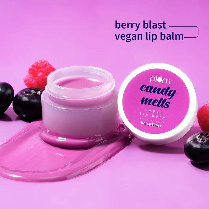 PLUM Candy Melts Vegan Lip Balm | Berry Feast