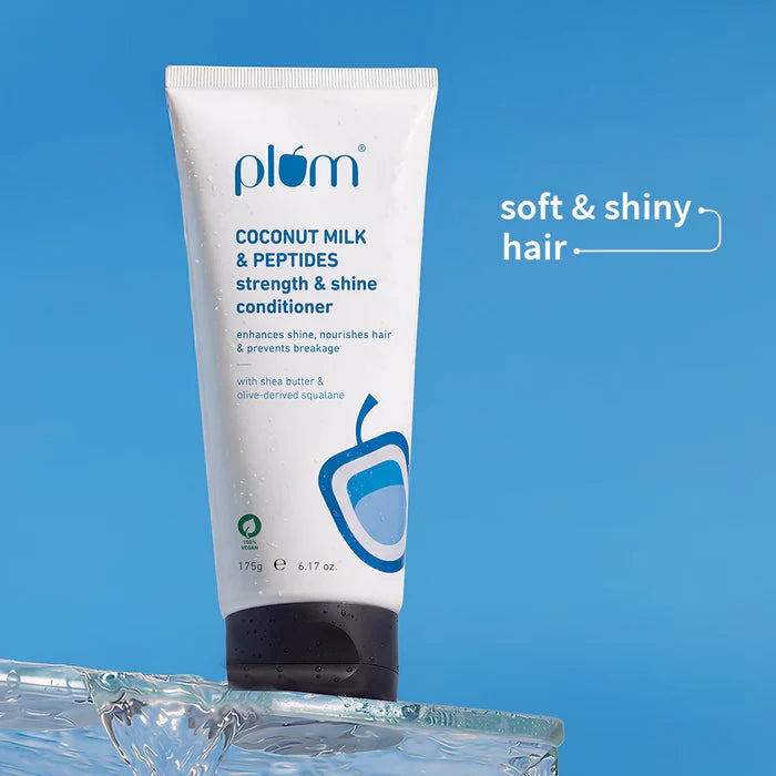 PLUM Coconut Milk & Peptides Conditioner For Soft & Shiny Hair