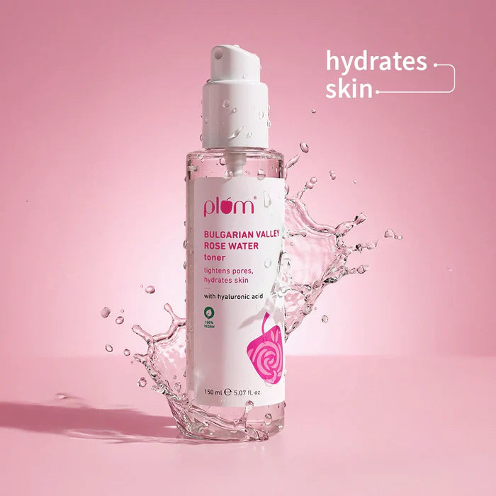 PLUM Bulgarian Valley Rose Water Toner For Dry Skin