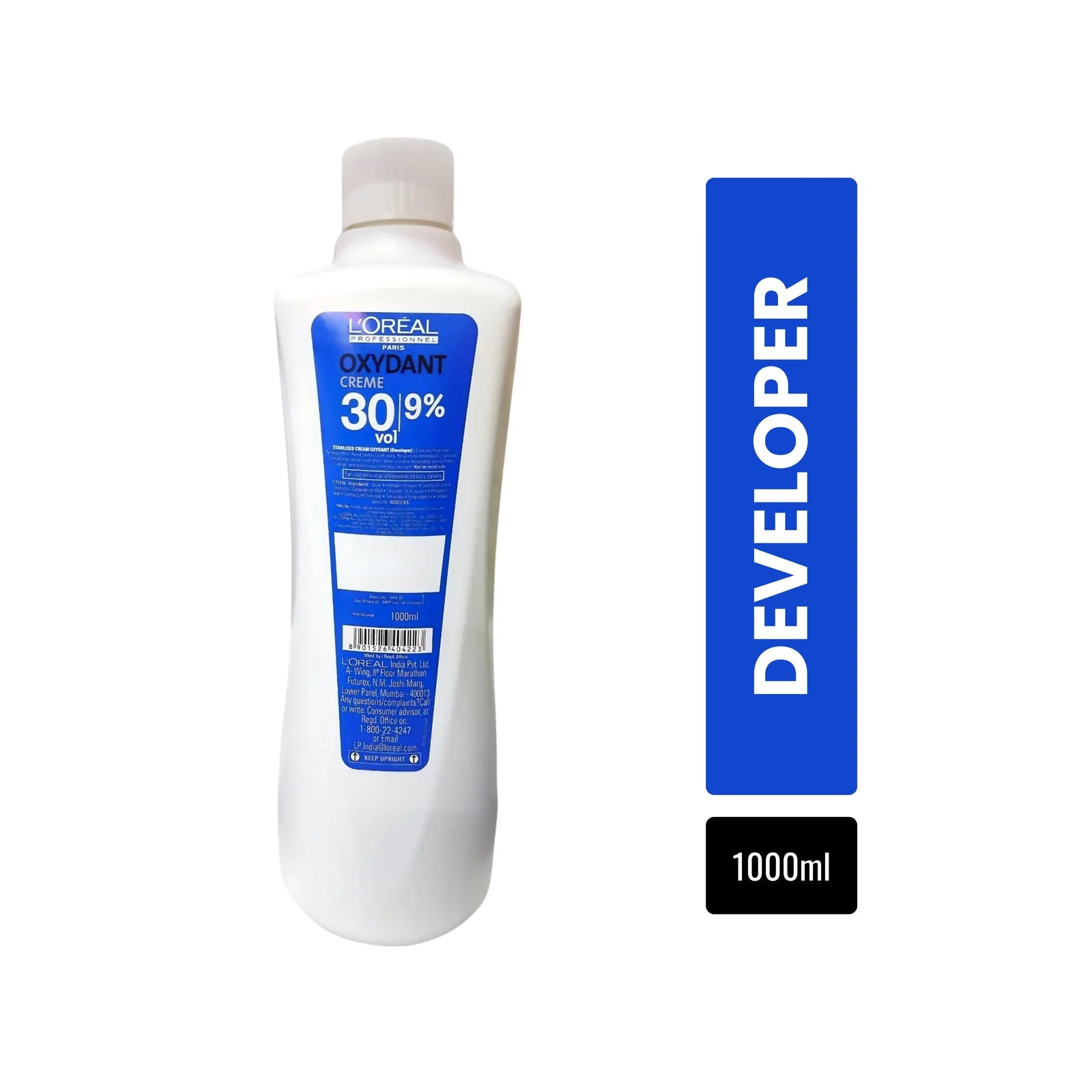 L'Oreal Professionnel Oxydant Crème 30 Vol. 9% Developer (1000ml)
