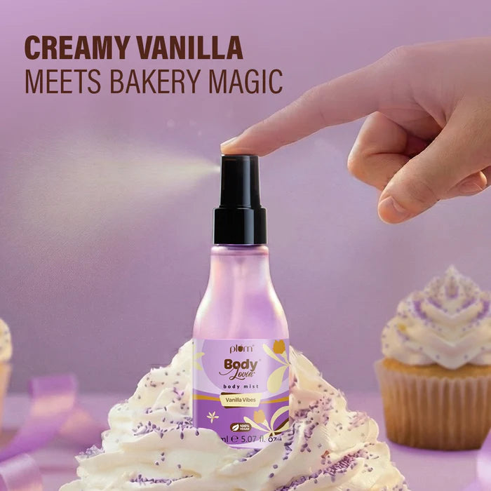 PLUM Vanilla Vibes Body Mist by Plum BodyLovin'