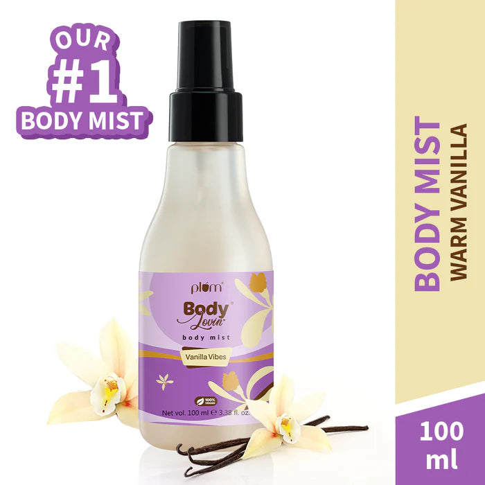 PLUM Vanilla Vibes Body Mist by Plum BodyLovin'
